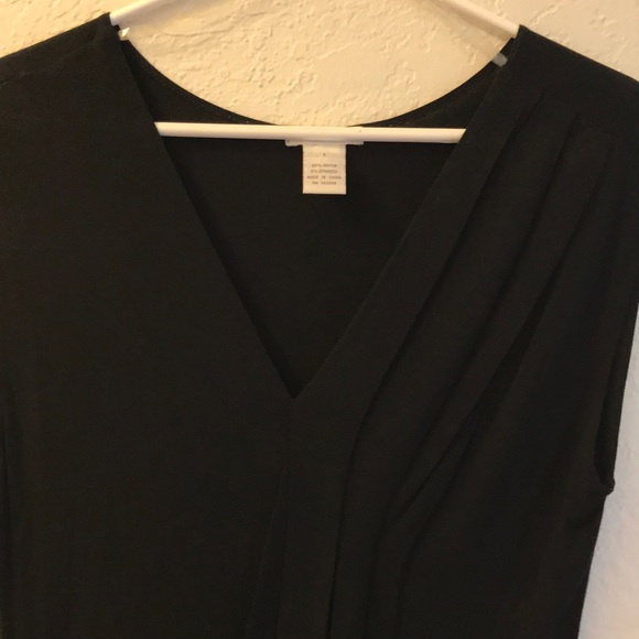 New - Dylan Rose black sleeveless faux wrap - Picture 3 of 6